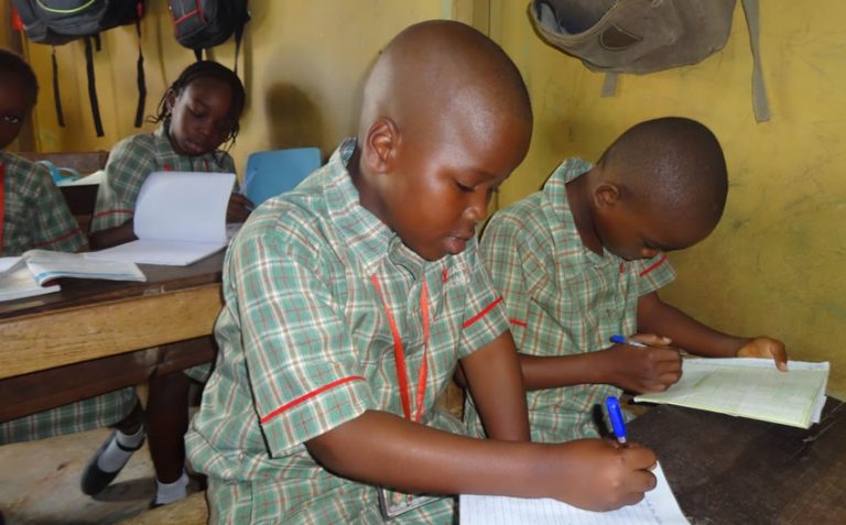 Students in classroom